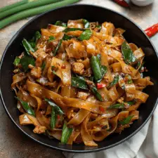 Street Style Thai Drunken Noodles-image