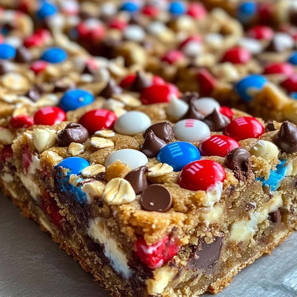 4th of July Magic Cookie Bars