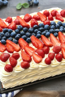 American Flag Cake