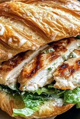 Chicken Caesar Croissant Sandwich