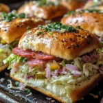 Chopped Italian Sliders