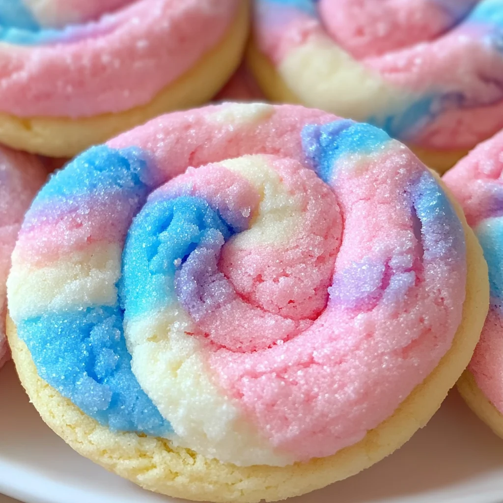 Cotton Candy Cookies