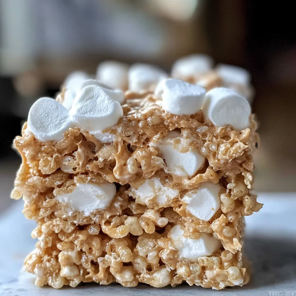 Fluffernutter Rice Krispie Treats