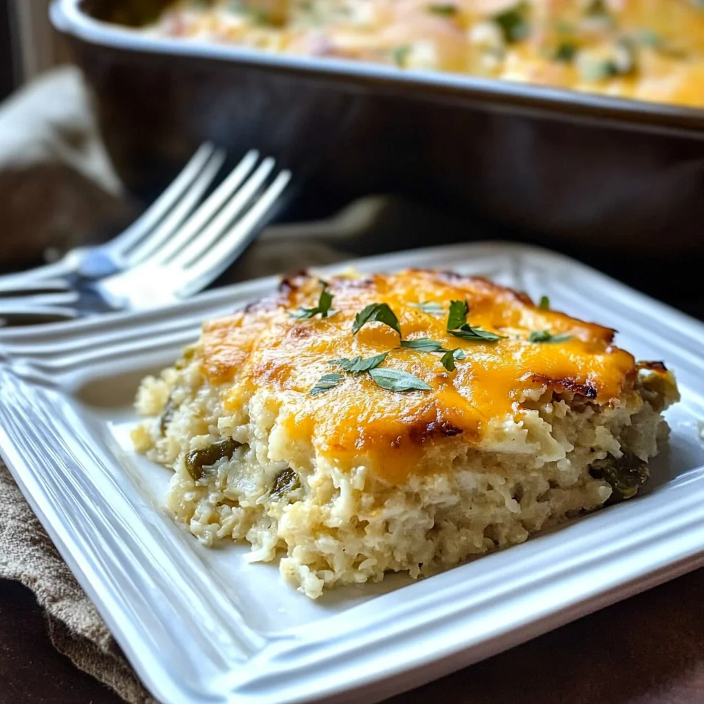 Green Chile Cauliflower Casserole