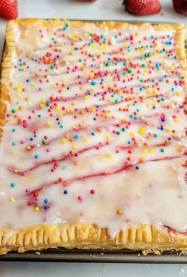 Homemade Strawberry Sheet Pan Pop Tart