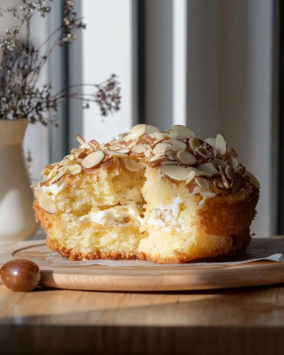 Honey Almond Brioche Cake | Bee Sting Cake