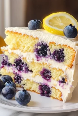 Lemon Blueberry Buttermilk Cake Recipe