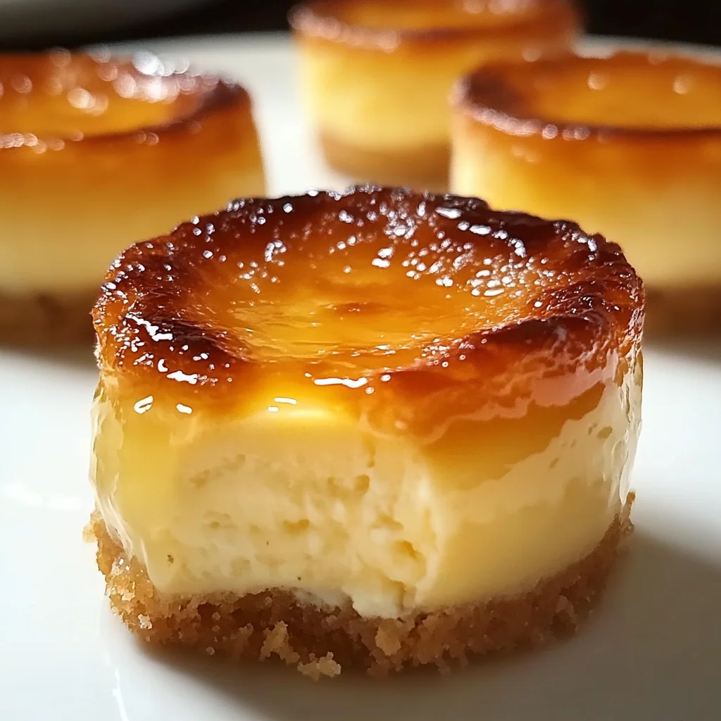 Mini Crème Brûlée Cheesecakes – Decadent Dessert Recipe