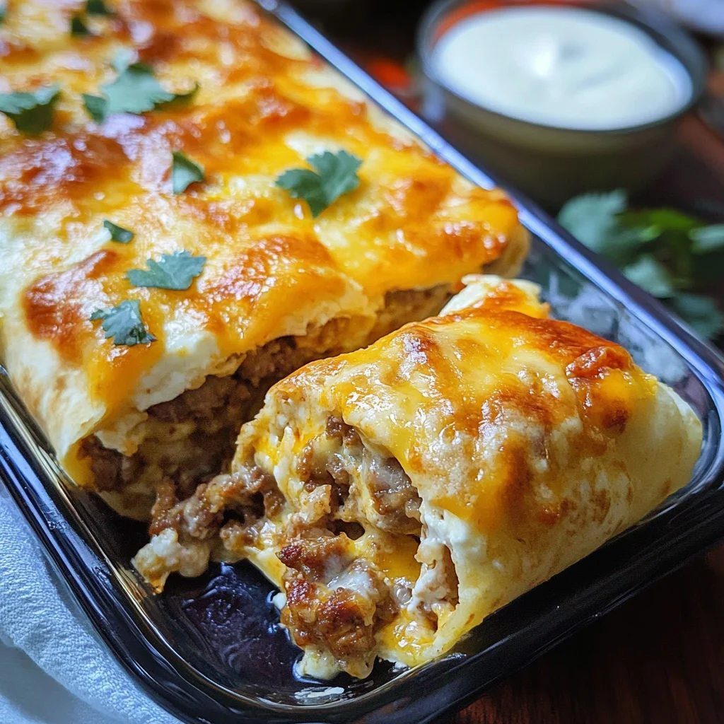 Overnight Breakfast Burrito Casserole