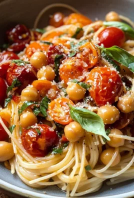 Slow-Roasted Chickpea & Tomato Pasta