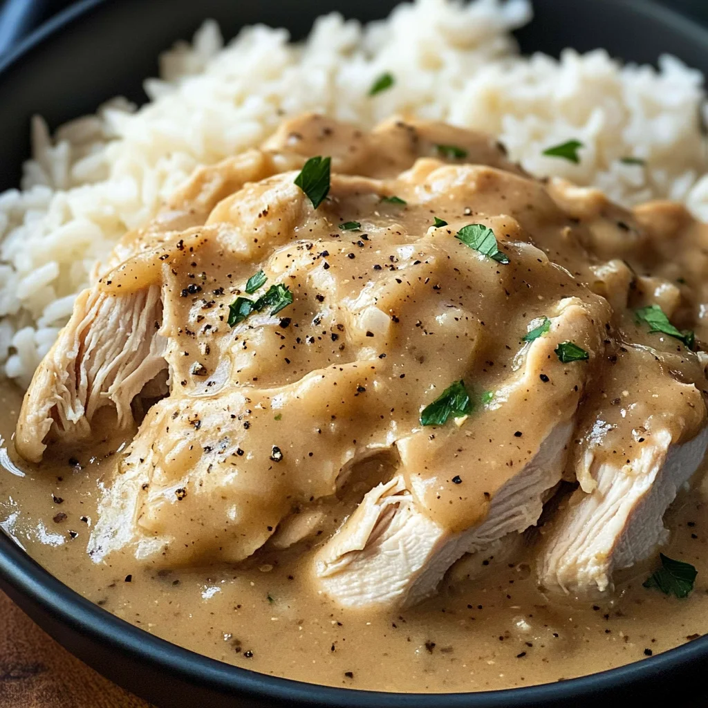Slow Cooker Chicken and Gravy
