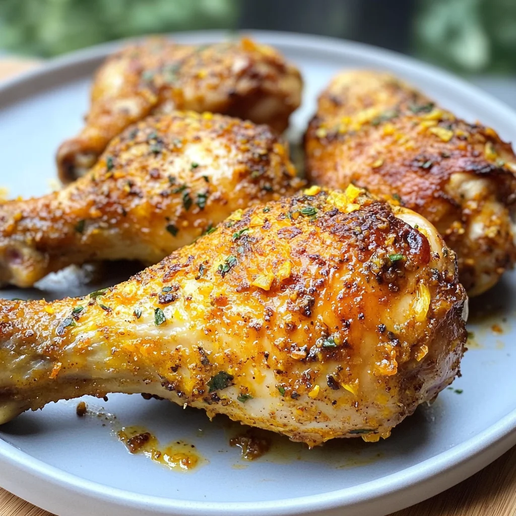 Spicy Lemon Garlic Chicken Leg Quarters