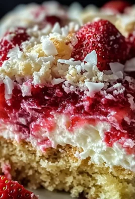Strawberry Earthquake Cake