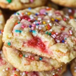 Strawberry Pop Tart Cookies