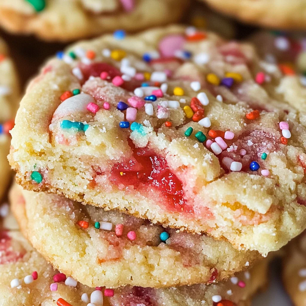 Strawberry Pop Tart Cookies