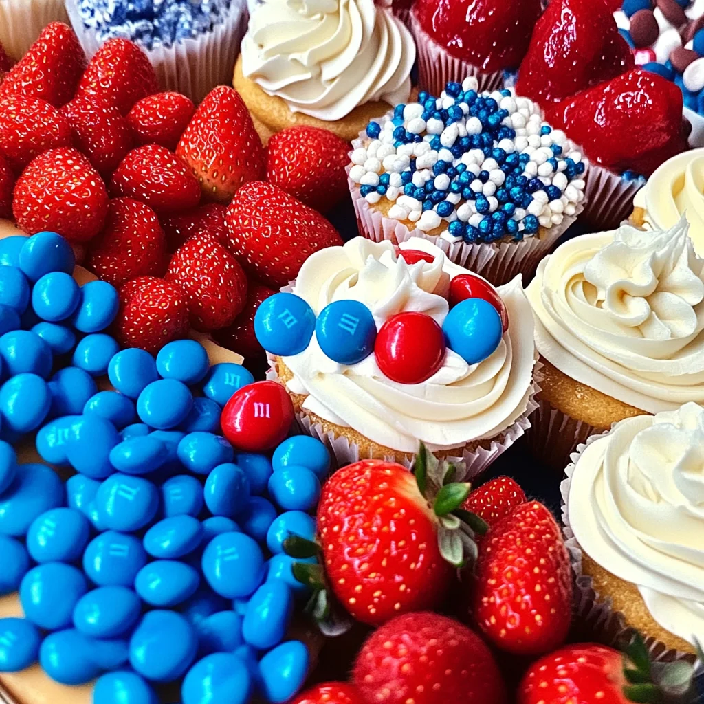 4th of July Dessert Board Planning List