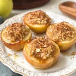 Air Fryer Baked Apples with Oats