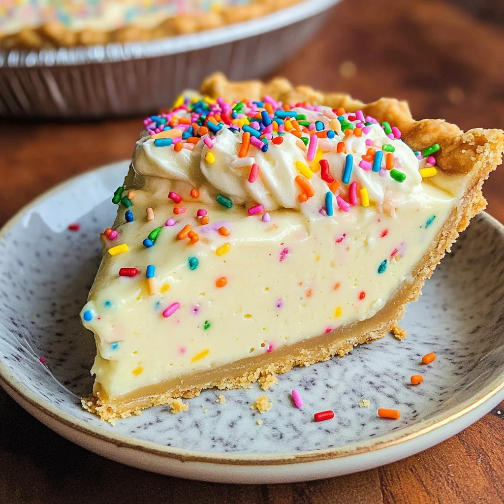 Birthday Cake Pie