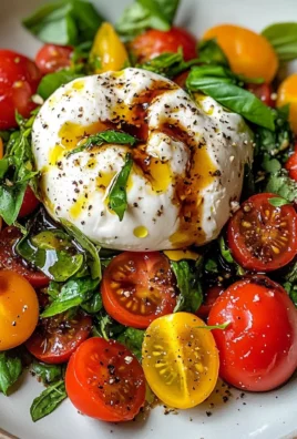 Burrata Salad with Cherry Tomatoes & Basil