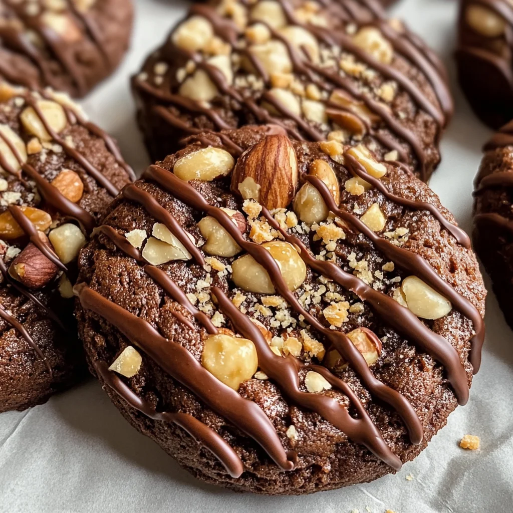 Chocolate Hazelnut Crunch Cookies