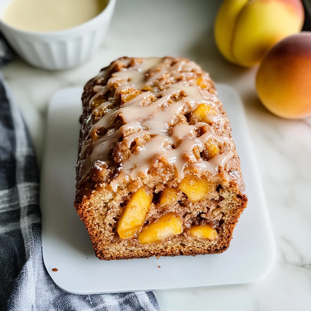 Cinnamon Peach Bread