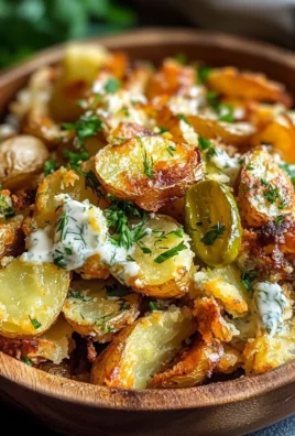 Crispy Smashed Potato Salad