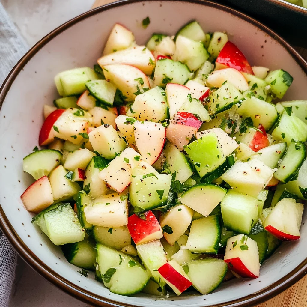 Cucumber Apple Salad