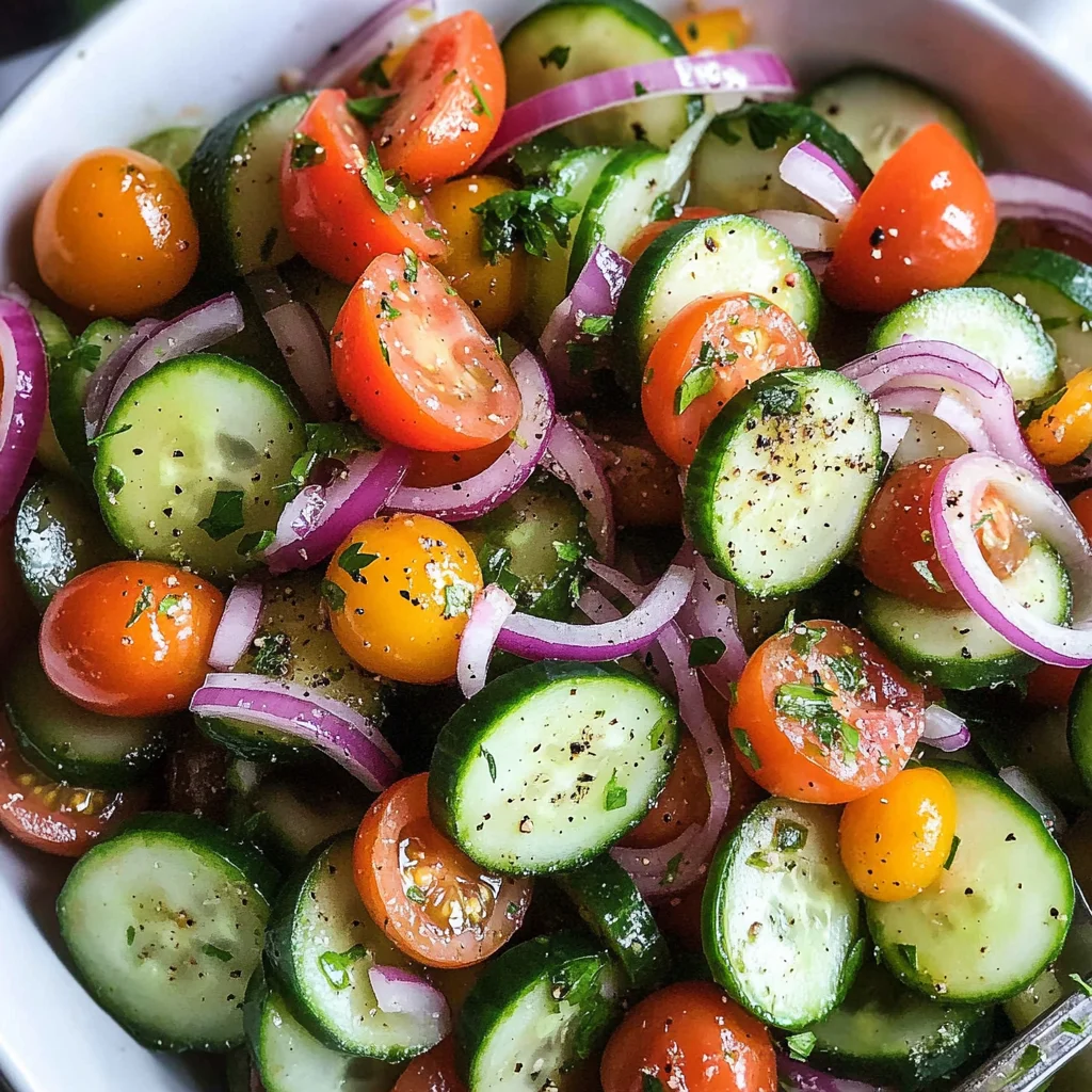 Cucumber Tomato Salad