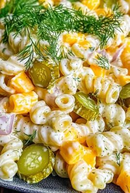 Dill Pickle Pasta Salad