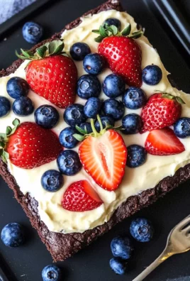 Easy 4th of July Brownies