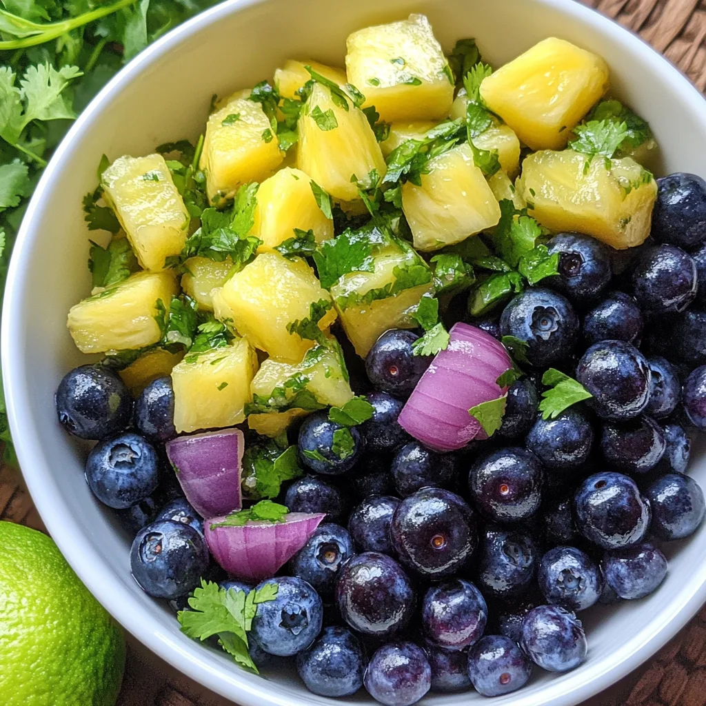 Easy Blueberry Salsa Recipe