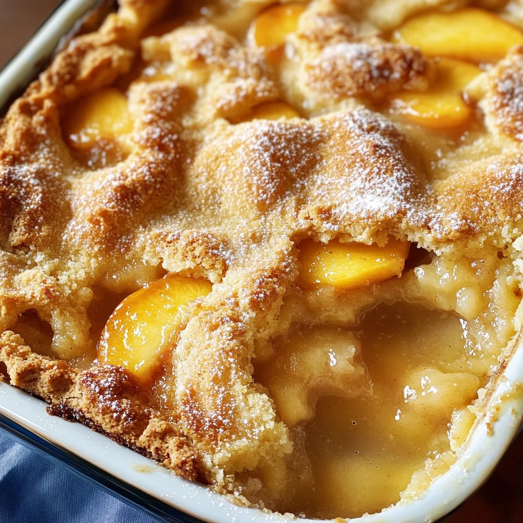 Easy Peach Cobbler
