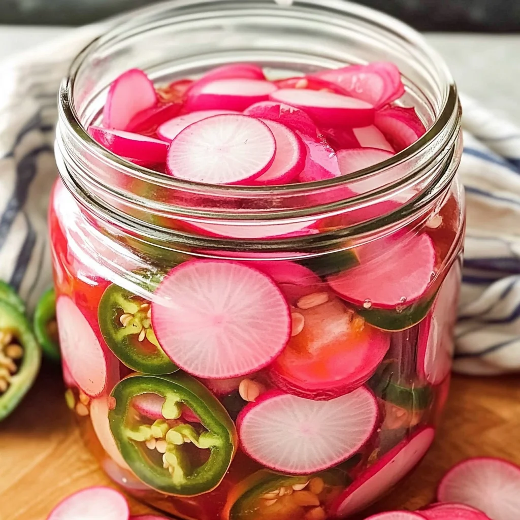 Easy Quick Pickled Radishes