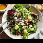 Fresh Mixed Greens Side Salad (for Steak, Pasta, & More!)