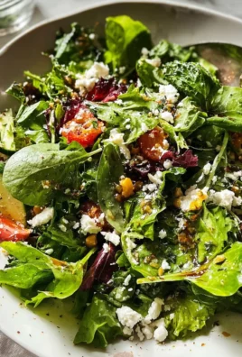 Fresh Mixed Greens Side Salad (for Steak, Pasta, & More!)
