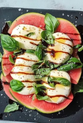 Fresh Watermelon Mozzarella Salad