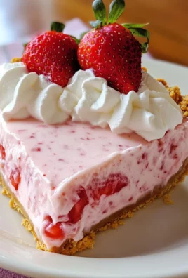 Frozen Strawberry Cream Pie