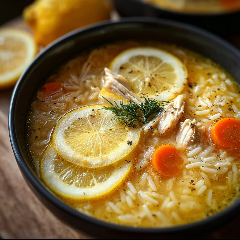 Greek Lemon Chicken Soup