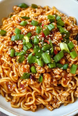 Ground Chicken Sweet Chili Noodles