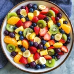 Honey Lime Rainbow Fruit Salad