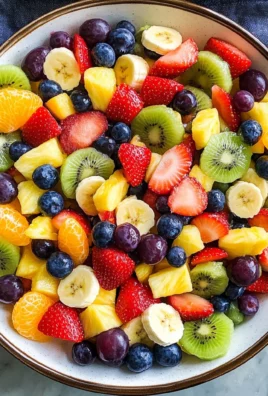 Honey Lime Rainbow Fruit Salad
