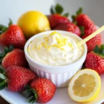 Lemon Cream Fruit Dip