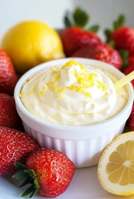 Lemon Cream Fruit Dip