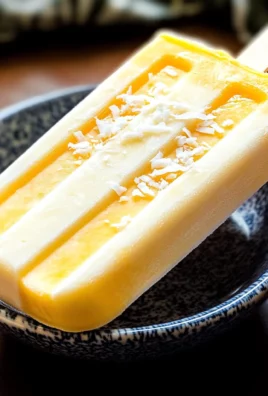 Mango Coconut Popsicles (Vegan, Gluten Free, Dairy-Free, Paleo, 3 Ingredient)