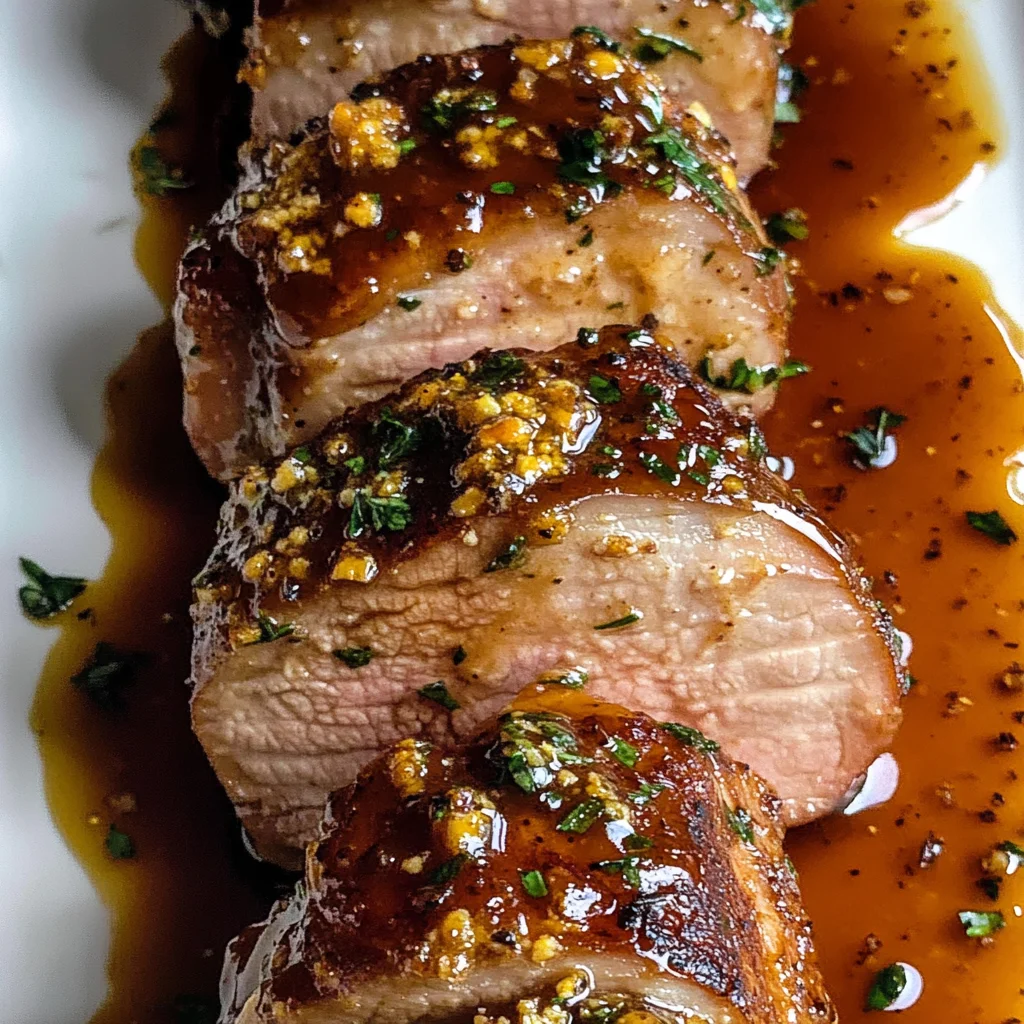 Maple Mustard Pork Tenderloin