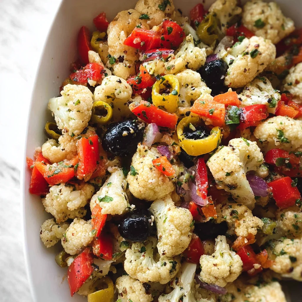 Marinated Cauliflower Salad