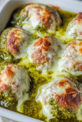 Pesto Baked Turkey Meatballs