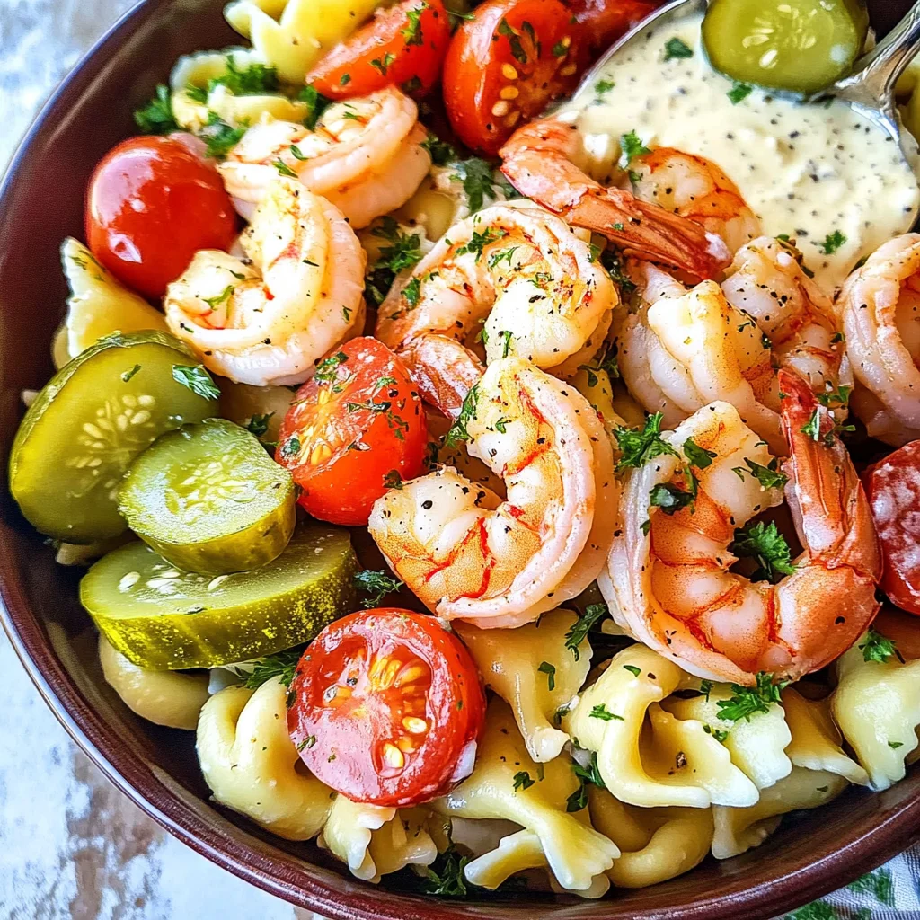 Po Boy Shrimp Pasta Salad