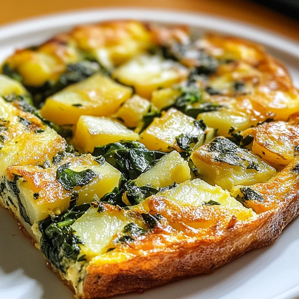 Potato and Spinach Frittata