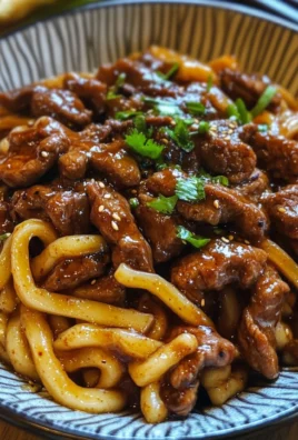 Simple Black Pepper Beef Udon